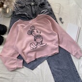 Світшот з Mikki у кольорі пудра