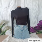 Гольф в рубчик, чорний колір, засвітило сонце ☀️