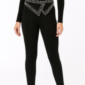 Легінси-штани еластичні чорні