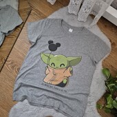 Натуральна футболка, прикольний принт ✨