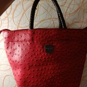 Оригинал! Сумка L.Credi из натуральной кожи страуса