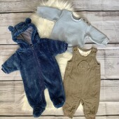 Лот 21 річ брендових речей на хлопчика 0-3 місяці(56-62 розмір)