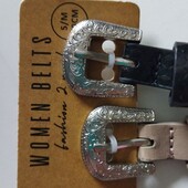 Комплект жіночих тонких ремінців 2шт. Women Belts 90см.