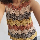 Вʼязаний ажурний топ Zara, S