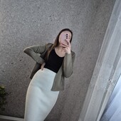 Світла в'язана спідничка, дуже класна ✨