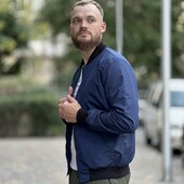 Куртка, вітровка, бомбер чоловічий "Challenge 2.0" Intruder темно-синя