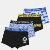 Бавовняні трусики 4-пак Batman 158/164