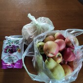 лот продуктов вафли яблоки груши джем