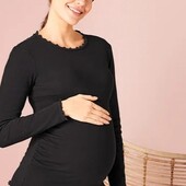 5683.Футболка в рубчик з довгим рукавом для вагітних Esmara