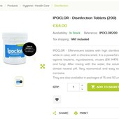 в лоте 10 таблеток! Italia Ipoclor - Таблетки для дезинфекции