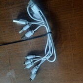 Компактні зарядні кабелі usb-microusb однім лотом