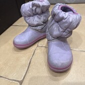 Crocs чоботи дутіки крокси модель зефірка