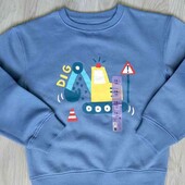 Primark брендовый теплый реглан/ свитшот на мальчика рост 122/128 см