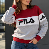 Стильний жіночий світшот fila на флісі