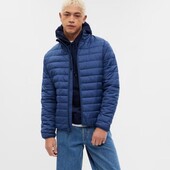 Стильна чоловіча стьобана демісезонна куртка Gap р. XL