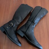 высокие кожаные сапоги Zanon&zago, р.36-36.5