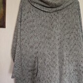 Стильный теплый свитерок dunnes в составе шерсть и альпака. разм. L/XL