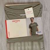 Esmara men брендовая мужская футболка хаки размер XL евро 56/58