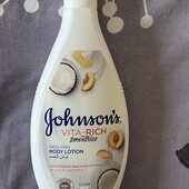 Расслабляющий лосьон для тела Johnson’s vita-rich smoothies, с йогуртом, кокосом и экстрактом персик