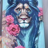 Велика красива картина “Lion” 50* 40 см