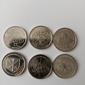 Обігова пам'ятна монета, набір 7