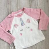 Primark.Плюшева кофта для дівчинки 86 см (12-18 місяців)