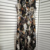 Marks and Spencer, uk10 сукня льон та віскоаз