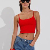 Щільний топ в рубчик, H&M, М/L