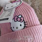 Зимова шапка hello kitty для дівчаток0