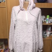 Меховушка, плюшева туника, кофта, худи, XL. Tu. слип, пижама