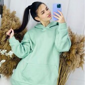 ♕ Однотонний весняний худі, рр. S-xl (115)