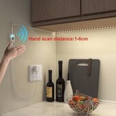 Розумна LED-стрічка з безконтактним сенсором ти димером, 5 метрів, біле світло