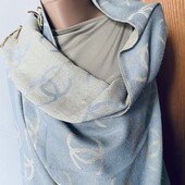 Палантин в стиле Шанель,160/70см,нюанс.