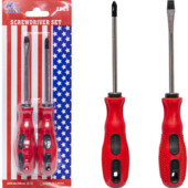 Набор отверток 2шт 20см крестовая/шлицевая