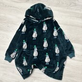Затишне худі-плед (оверсайз-толстовка), на 9/10 років від M&S.