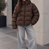 Базова та зручна модель курточки у трендовому кольорі шоко✨✨✨