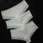 Комплект котонових трусиків з мереживом esmara xl