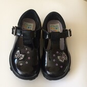 Кожаные туфельки Clarks", 14см по стельке