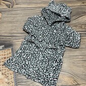 Тепленький плюшевый халатик на 2/3 года