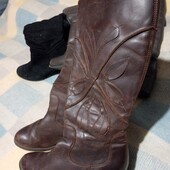 Чоботи шкіра 38,5 Clarks