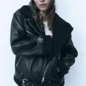 Дублёнка авиатор Zara р S